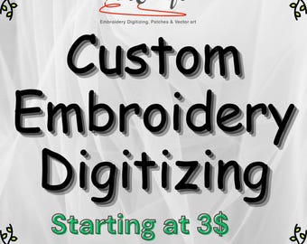 Servizio di digitalizzazione di ricami personalizzati per regali personalizzati e decorazioni per l'albero di Natale