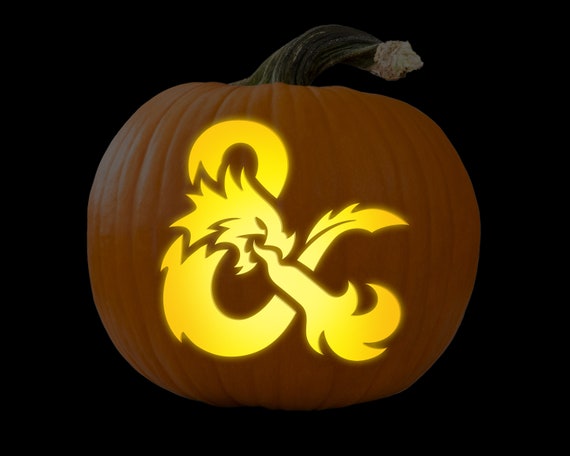 Chinese Dragon Pumpkin Stencils
