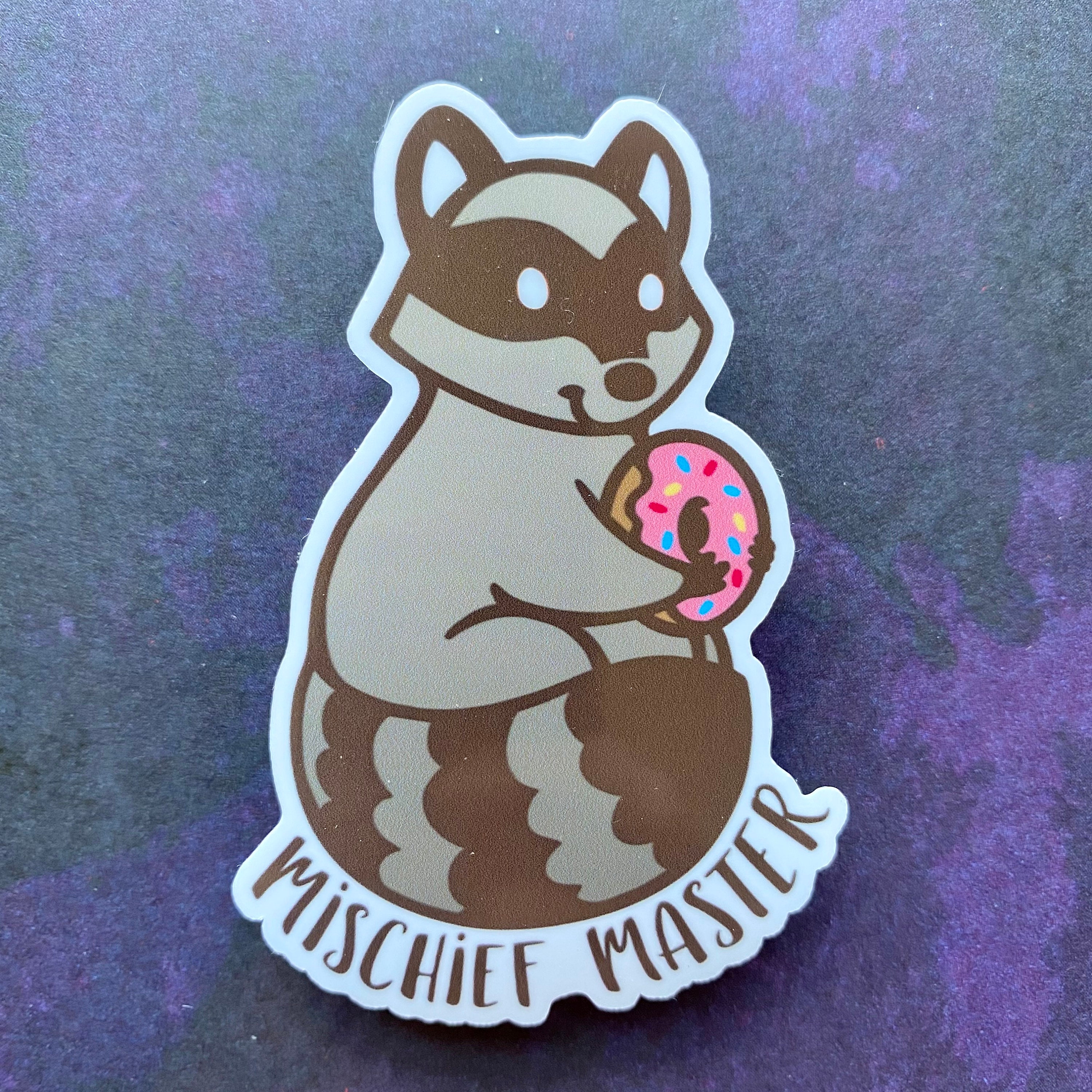 Raccoon Sticker Cute Raccoon Sticker for Laptop Trash Panda - Etsy