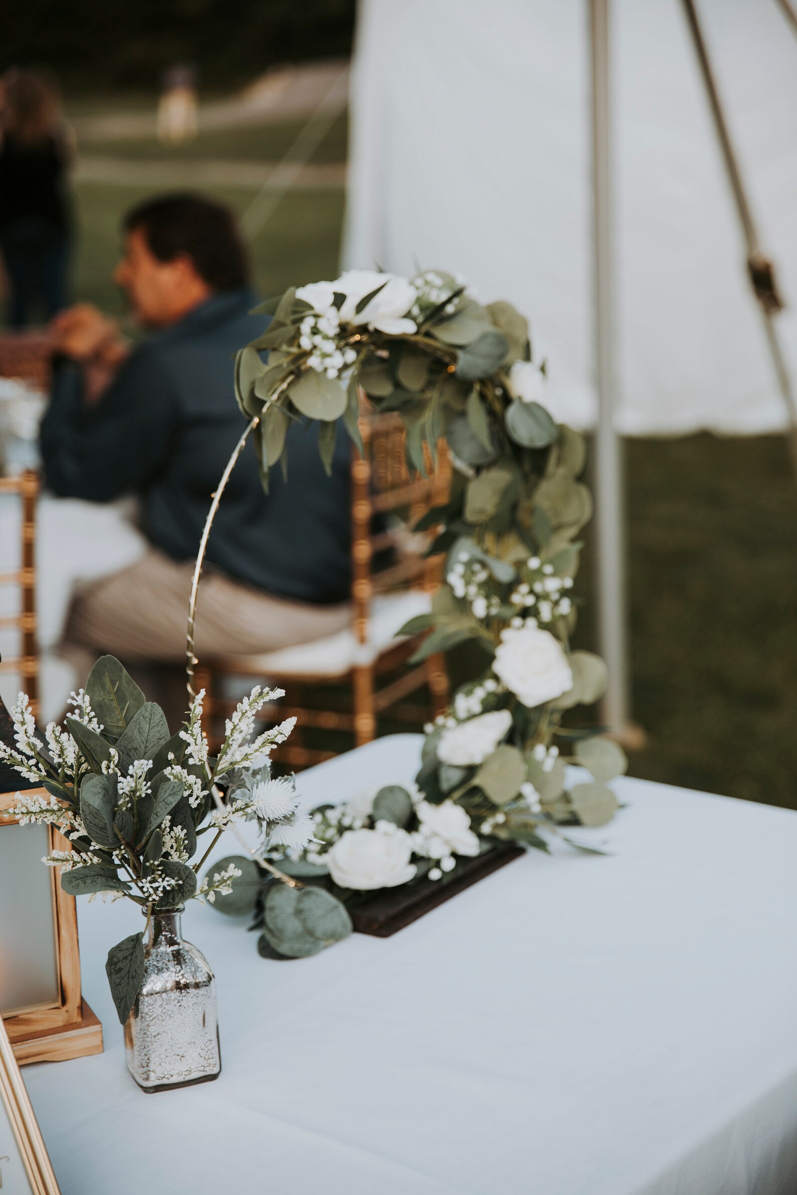 Circular Greenery Wedding Centerpieces Etsy