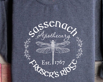 Sassenach Sweatshirt, Claire Fraser Shirt, Book Series Shirt, Jamie Fraser Shirt, Fraser Ridge Clan, Sassenach Shirt Outlander Gift Shirt