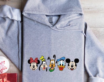 Mickey And Friends Hoodie, Disney Trip Shirt, Disneyworld Shirts, Mickey And Co Shirt, Disney Friends Shirt, Disneyland Shirt, Disney Shirts