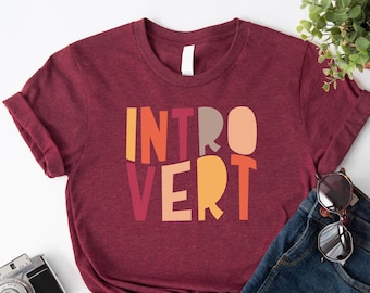 Introvert Shirt, Introvert Tshirt, Social Anxiety Shirt, Mental Health Awareness, Gift For Introvert, SAD Tshirt, Homebody Tshirt