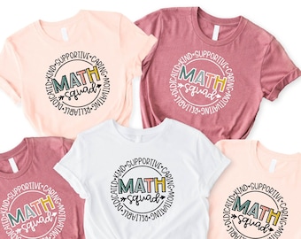 Math Squad Shirt, Math Teacher Shirt, Math Teacher Gift, Math Team Shirt, Math Tee, Mathematics Lover Shirt, Happy Pi Day, Gift for Teacher