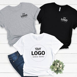 Business-Logo-Shirt, individuelles Logo-Shirt, individuelles T-Shirt, Ihr Logo hier-Shirt, Markenlogo-Shirt, individuelles Team-T-Shirt, Firmenlogo-T-Shirt