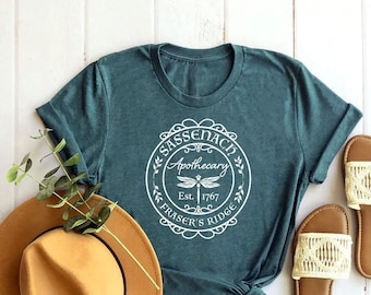Sassenach Shirt, Shirts for women, Claire Shirt,Outlander Book Series Shirt, Jamie Fraser Shirt,Fraser Ridge Clan,Sassenach Fan Gift,