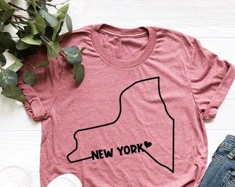 New York State Shirt, USA States Shirt, New York Lover Shirt, State Shirt, USA Travel Shirt, State Shirt, Hometown Shirt, USA Trip Shirt