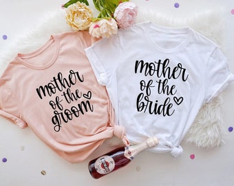 Mother of the Bride Shirt, Bridal Party Shirts, Bride Shirt, Bridesmaid Shirts, Bachelorette Party Shirts, Mother of the Groom, Bride Gift