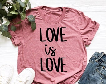 Love Is Love Shirt, LGBT Shirt, LGBT Pride Shirt, Pride Shirt, Love is Love Shirt, LGBT Clothing Pride Shirt, Pride Rainbow Shirt,Pride Gift