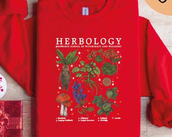 Herbology Sweatshirt, Plants Shirt, Grandmas Garden Shirt, Magical Herbs Shirt, Botanical Sweatshirt, Gardening Shirt, Plant Lover Shirt