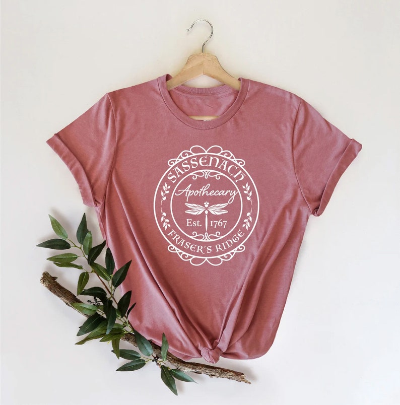 Sassenach Shirt, Claire Shirt,Outlander Book Series Shirt, Jamie Fraser Shirt,Fraser Ridge Clan,Sassenach Fan Gift,Dinna Fash Fan Gift, image 2