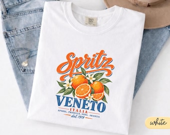 Spritz Veneto Comfort Colors T-Shirt, Italian Cocktail Shirt, Aperitivo Tee,  Italia Sweater, Italy Summer Shirt, Italy Inspired Sweatshirt