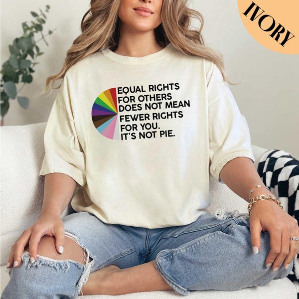 Equal Rights for Others Does Not Mean Fewer Rights for You Shirt, LGBT Shirt, Transgender Rainbow, Pride Shirt, Comfort Colors Shirt