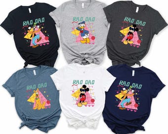 Disney Rad Dad Shirt, Gift for Him, Dad Sweatshirt, Disney Dad And Son Shirt, Disneyworld Fathers Day Shirt, WDW Dad Tee, Gifts for Men
