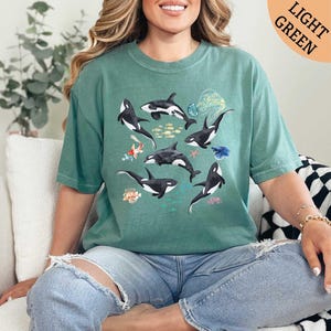 Whale Shirt, Comfort Colors Shirt, Whale Lover Shirt, Animal Shirt, Whales Lover Shirt, Gift for Her, Gifts for Women, Best Friend Gift