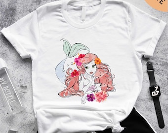 Disney Ariel T-Shirt, The Little Mermaid Shirt, Princess Matching Shirt, Disney Princess Shirt, Disney Matching Tee, Disneyland Sweatshirt