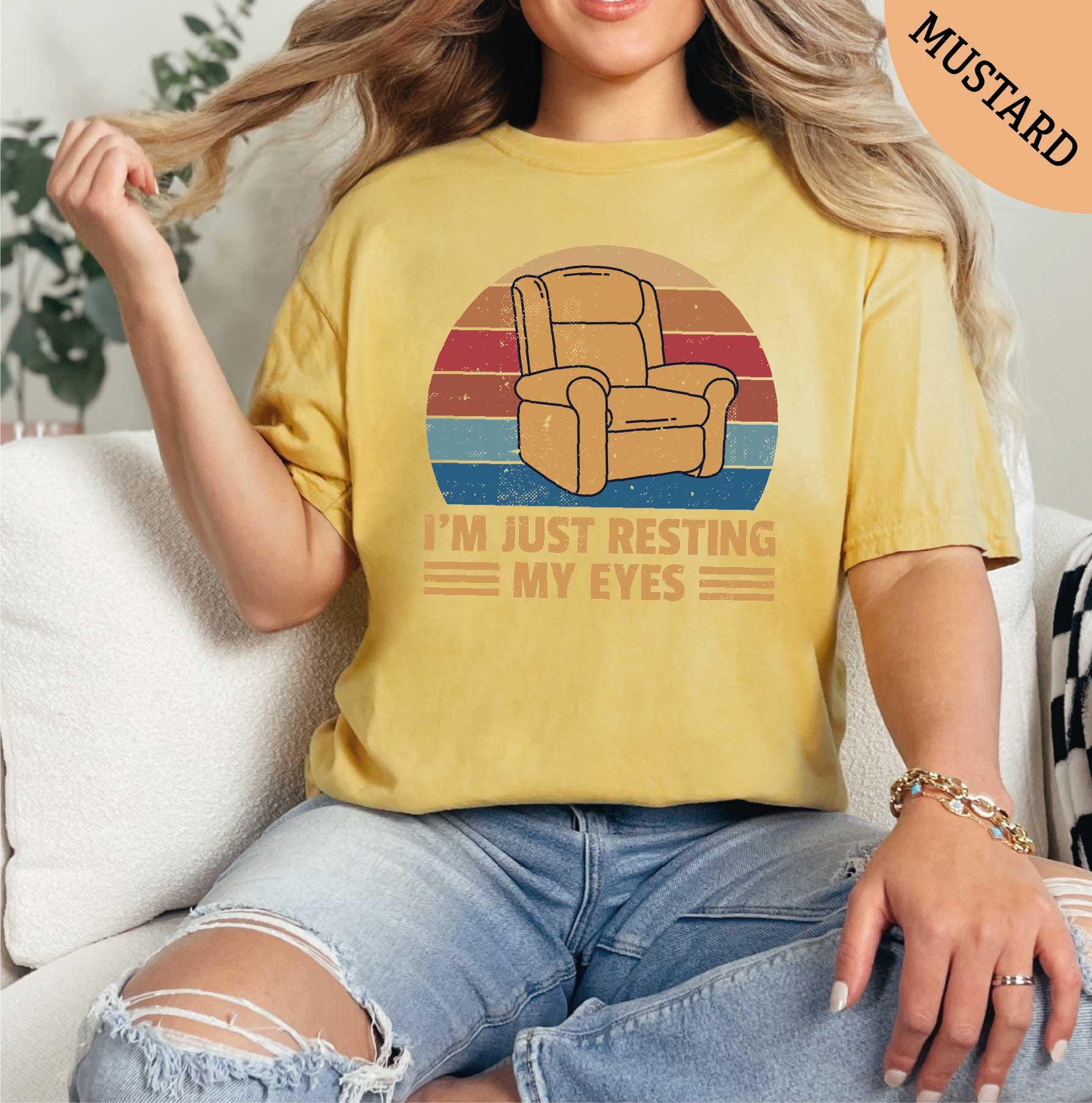 I'm Just Resting My Eyes Shirt, I'm Not Sleeping Shirt, Dad Shirt, Grandpa Shirt, Gifts For Dad, Comfort Colors, Gift for Him, Mom Shirt