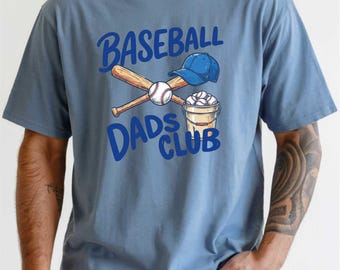 Baseball Dad Comfort Colors® T-Shirt, Game Day Dad Shirt, Baseball Father Tee, Sports Dad Apparel, Baseball Season Shirt, Father's Day Gifts