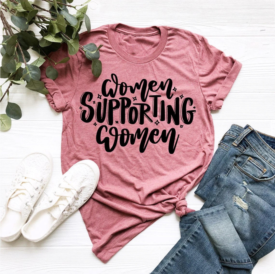 Discover Women Supporting Women Shirt, Woman Up Shirt, Feminist Shirt, Empower Women Shirt, Woman Power Shirt, Women's Day Shirt, Gift For Her