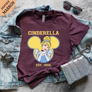 a t - shirt with a picture of cinderella on it