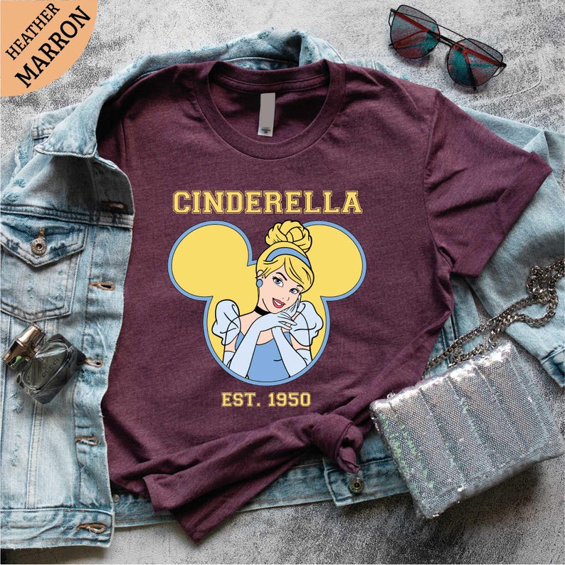 a t - shirt with a picture of cinderella on it