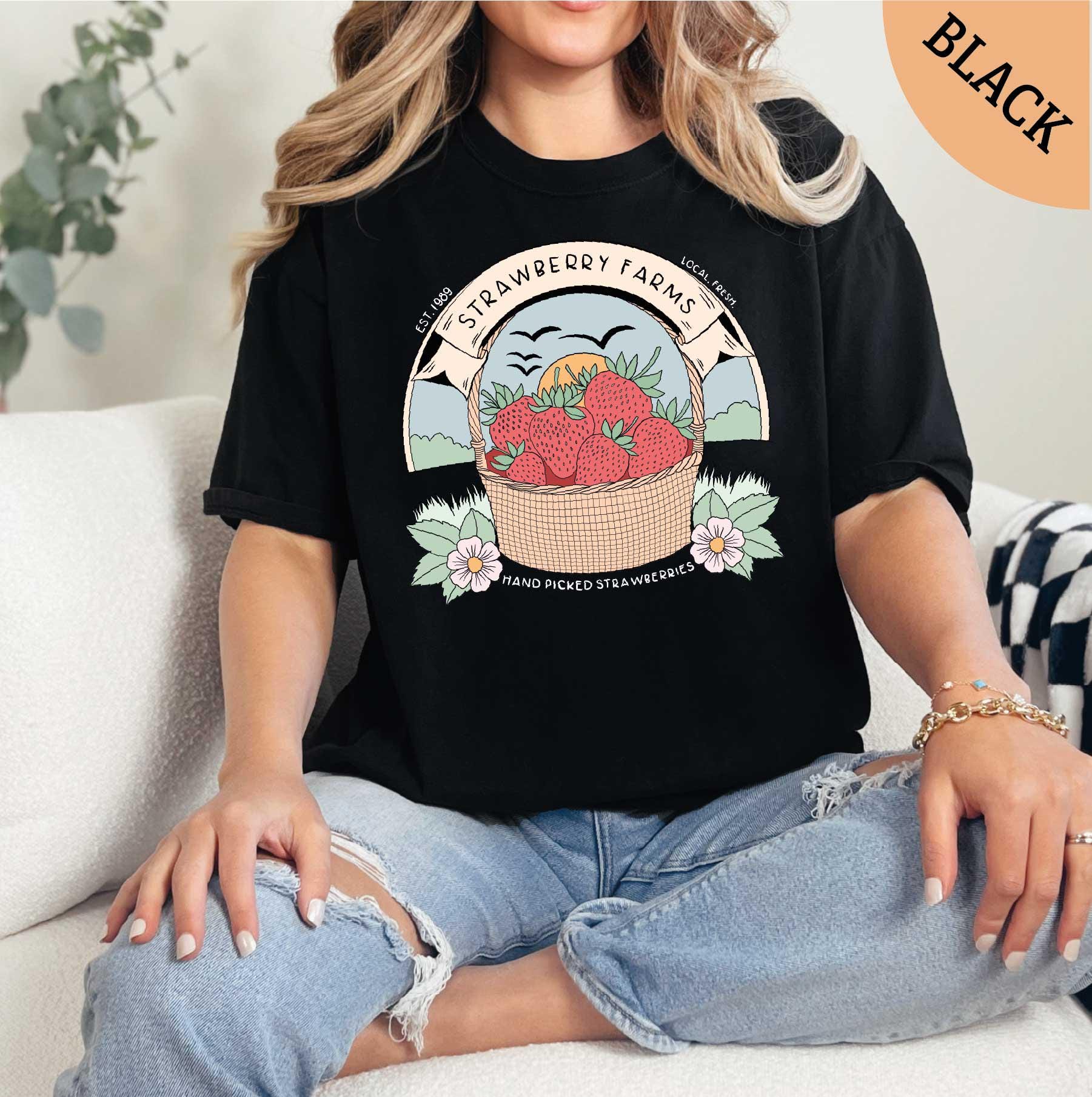 Strawberry Farms Hand Picked Strawberries Shirt, Strawberry