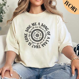 Sing Me a Song Shirt, Claire Shirt, Outlander Book Series, Comfort Colors, Jamie Fraser Shirt, Fraser Ridge Clan, Outlander Tv Series Shirt