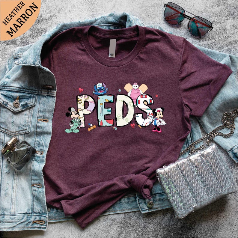 a t - shirt with the word peds printed on it