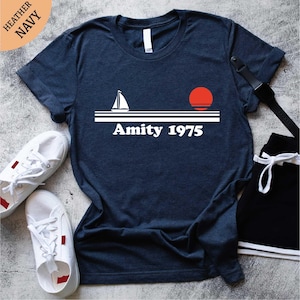 Jaws Amity 1975 Shirt, Amity Island Shirt, Summer Shirt, Beach Vacation Shirt, Swim Team Shirt, Ocean Lover, Holiday Shirt, Adventure Time