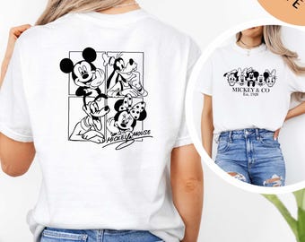 Mickey & Co T-Shirt, Mickey and Co. est. 1928 Shirt, Mickey And Friends Shirt, Disney Shirt, Disneyland Friend Trip Shirt, Mickey Shirt