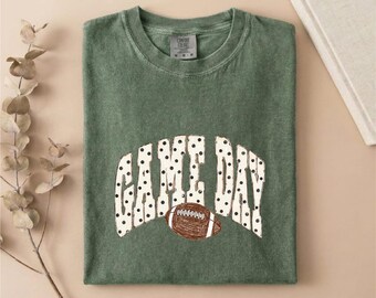 Comfort Colors® Football Auntie T-Shirt, Game Day Sweatshirt, Sports Aunt Shirt, Football Tee, Team Top, Football Lover Gift