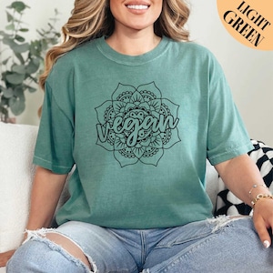 Vegan Shirt, 100% Vegan Shirt, Vegetarian Shirt, Gift For Vegan, Herbivore Shirt, Gift For Vegetarian, Comfort Colors Tee, Vegan Diet Shirt