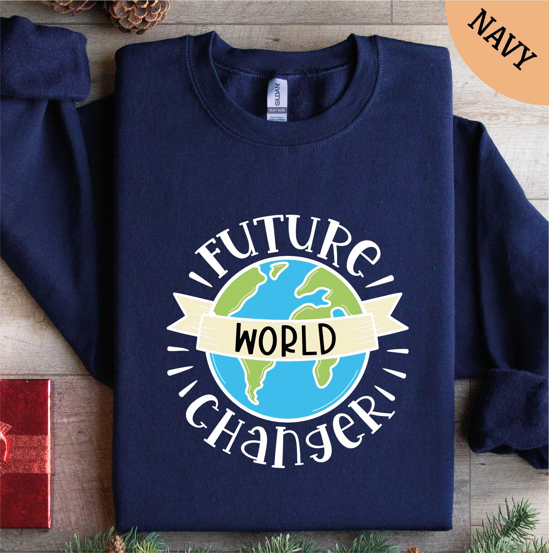 Future World Changer Sweatshirt, Eco Friendly Shirt, Earth Day Gifts,Environmental Shirt, Earth Day Shirt, Gift for Her, Gifts for Kids