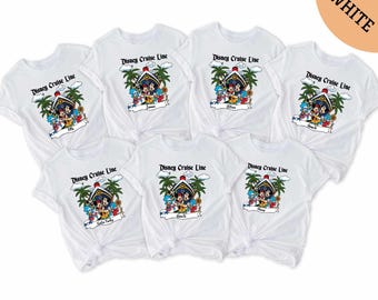 Custom Name Disney Cruise Line Mickey and Friends T-Shirt, Family Cruise Shirt, Disneyland Tee, Disney Wish Fantasy Magic Wonder 2025
