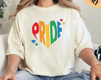 Camiseta "El amor triunfa", Camiseta LGBT, Camiseta del Orgullo, Camiseta lésbica/gay, Camiseta "El amor es amor", Camiseta arcoíris, Colores del Orgullo, Camiseta lésbica, LGBTQ+