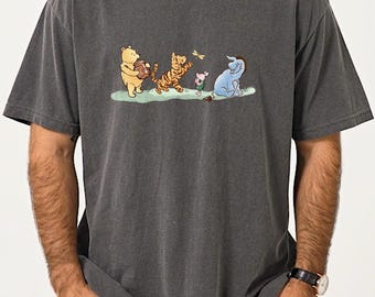 Comfort Colors® Winnie the Pooh T-Shirt, Pooh and Friends Shirt, Pooh Bear and Co Tee, Disney Pooh Sweater, Disney Trip Top, Disneyland Tee