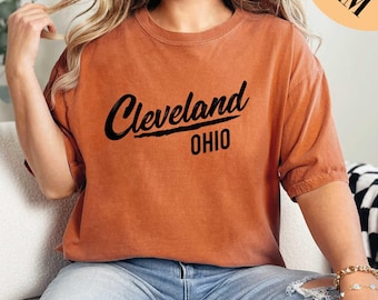 Cleveland Ohio Shirt, USA States Shirt, Cleveland Lover Shirt, USA City Shirt, Comfort Colors, State Shirt, Hometown Shirt, Travel Gifts Tee
