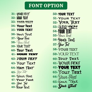 a green and black font with a green background