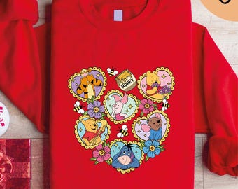 Winnie the Pooh and Friends Sweatshirt, Disney Shirt, Pooh Bear and Friends Shirt, Disney Trip Shirt, Disneyland Shirt, Disney Pooh Shirt