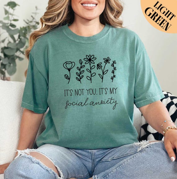 It's Not You It Is My Social Anxiety Shirt, Disorder Awareness Shirt, Anxiety Shirt, Mental Health Shirt, Mental Health Awareness...