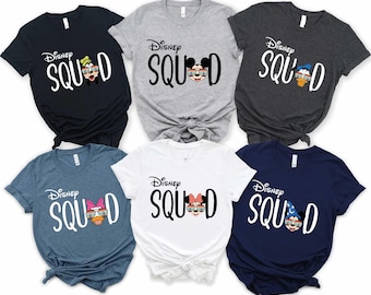 Disney Squad Shirt, Mickey and Friends Shirt, Disney Family Trip Shirt, Disney World Shirt, Disney Shirt, Disney Sweatshirt,Best Friend Gift