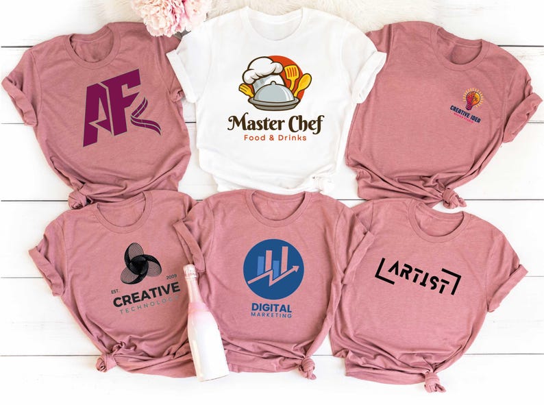 Business Logo Shirt, Custom Logo Shirt, CUSTOM T-shirt, Your Logo Here Shirt, Brand Logo Shirt, Custom Team T-shirt, Company Logo Tee image 1