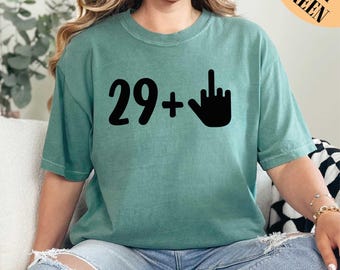 Hello 30 Shirt, 30th Birthday Shirt, Middle Finger 30 Shirt, Birthday Trip Shirt, Comfort Colors Shirt, 30th Birthday Gift, Birthday Gifts
