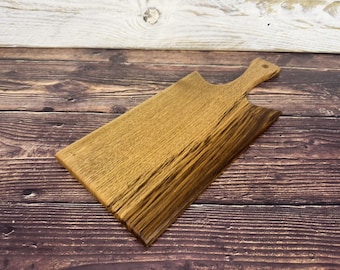 Hand-Carved Rustic Bread & Charcuterie Serving Board – Antique-Style Wooden Kitchen Platter