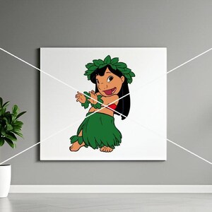Lilo_hula_dancing_lilo_and_stitch_030 Svg Dxf Eps Pdf Png, Cricut ...