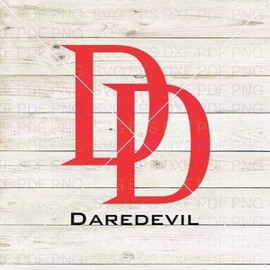 Daredevil_Svg Svg Dxf Eps Pdf Png, Cricut, Archivo de corte, Vector, Clipart - Descarga instantánea