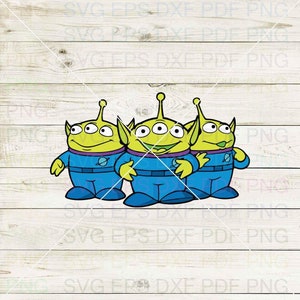 Aliens_Toy_Story_011 Svg Dxf Eps Pdf Png, Cricut, Arquivo de corte, Vetor, Clipart - Download instantâneo