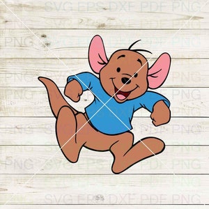 Roo_Winnie_The_Pooh_036 Svg Dxf Eps Pdf Png, Cricut, Cutting-bestand, Vector, Clipart - Instant Download