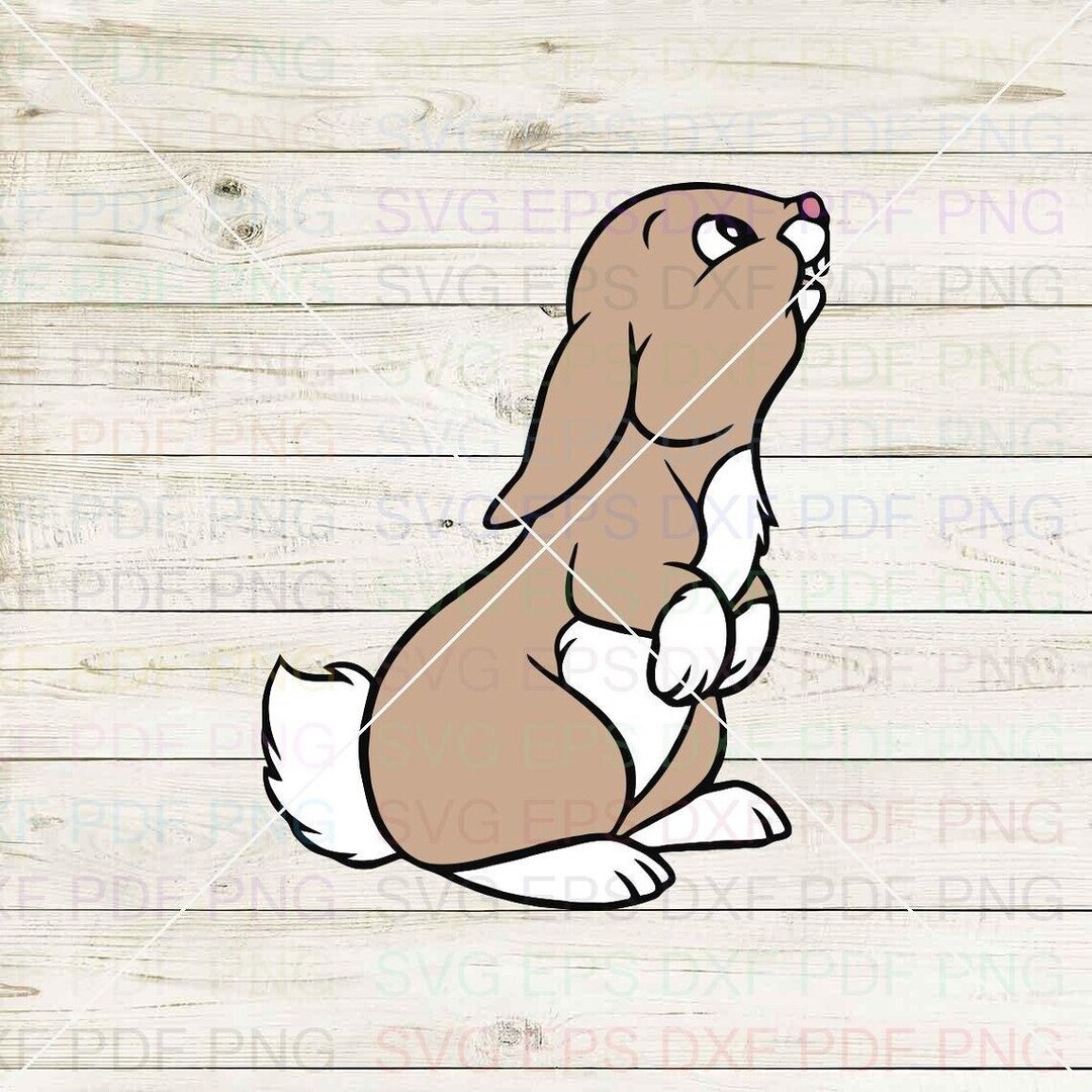 Rabbit_svg Svg Dxf Eps Pdf Png, Cricut, Cutting File, Vector, Clipart ...
