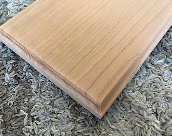 Unfinished Cherry Wood Beveled Plaques 3.5", 5.5", 7.5" x 6-15” wide 3/4in thick / Cherry Plaque/ Sign Boards / Diy Signs / Wood Plaque